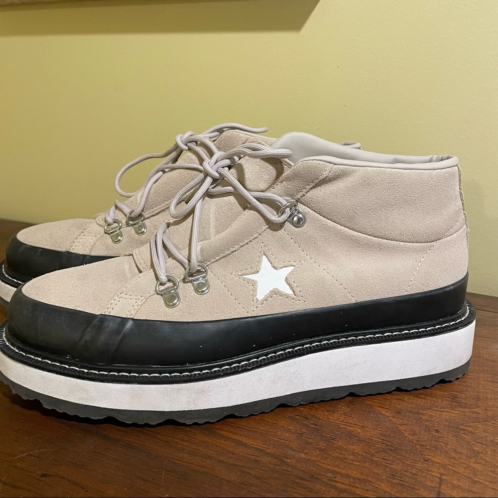 Converse One Star Suede Hiker Bootie Beige 10 - Picture 3 of 7
